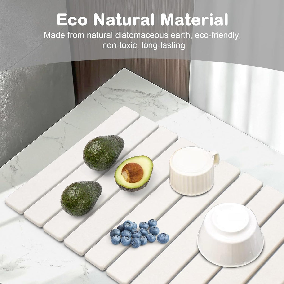 tdcokhe multi-purpose mat doubles as a heat-proof surface for hot items.