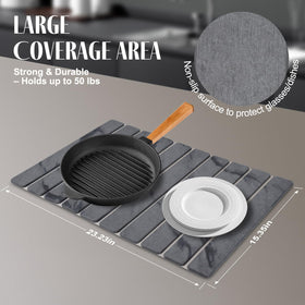 tdcokhe multiuse drying mat acts as pet pad or heat-safe coaster