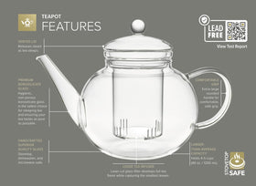 Teabloom insulated teacups 4-pack keep tea warm.
