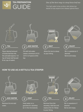 Teabloom glass teapot is easy to clean and maintain flavor integrity