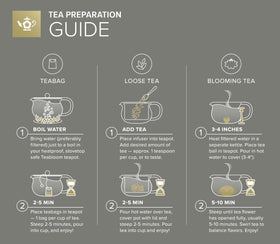 Teabloom Kyoto ideal for blooming teas and infused waters.