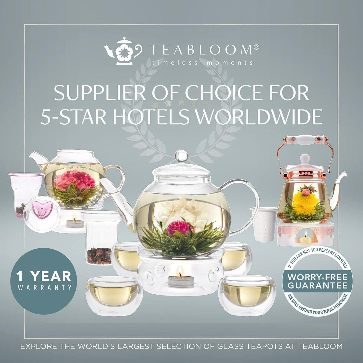 Teabloom Legacy for stylish serving and sharing gatherings.