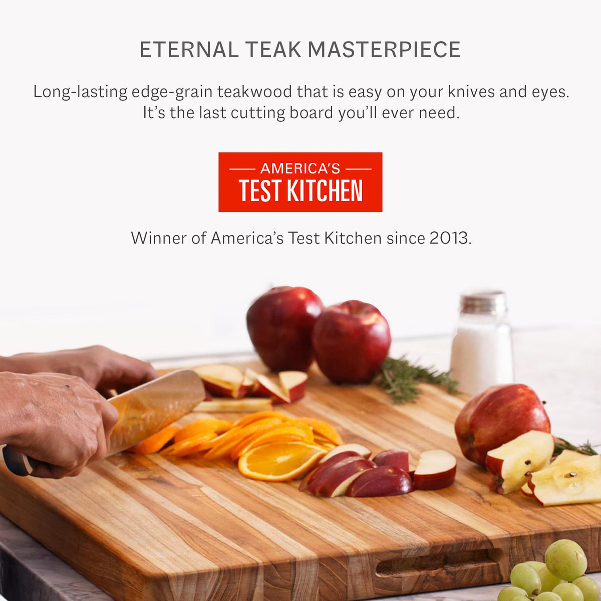 Teakhaus XL modern kitchen design complements various countertops and styles.