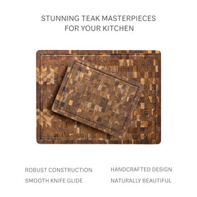 Teakhaus easy-care hand wash recommended to maintain natural finish.
