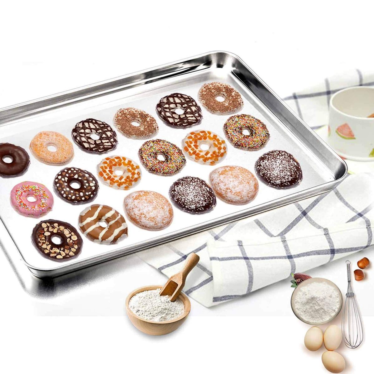 TeamFar dishwasher-safe set simplifies cleanup after roasting.