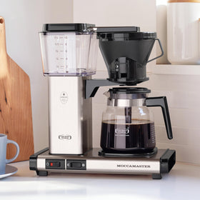 Technivorm Moccamaster brushed-silver finish adds modern kitchen appeal
