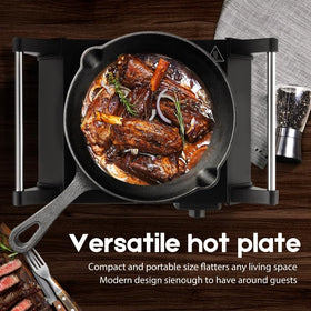 Techwood hot plate is easy to clean after cooking sessions