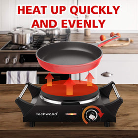 Techwood portable cooking solution for RVs, camping, and dorms