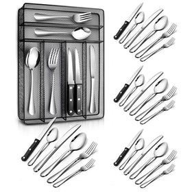 Teivio flatware organizer tray keeps drawers neat and accessible.