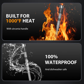 TEMMIO AI Smart Thermometer built-in Bluetooth with 600-foot range.