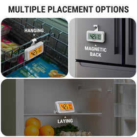 TempPro magnetic attachment and hook offer versatile placement.