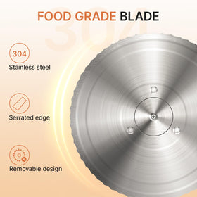 TENGIZUOHZ metal guide keeps the blade moving smoothly during slicing.