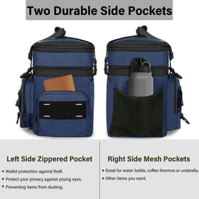 TENKIST lunch box side view highlighting rugged fabric for durable daily use.