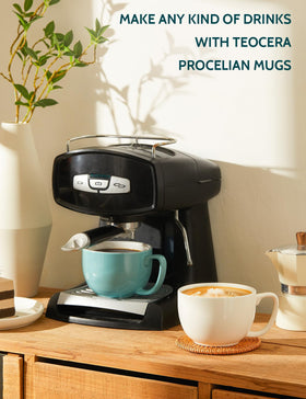 Teocera XL capacity mug suitable for large coffees and generous servings.