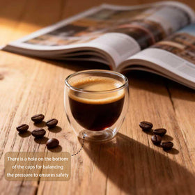 TEPLONEST 5oz capacity espresso cups ideal for single shots.