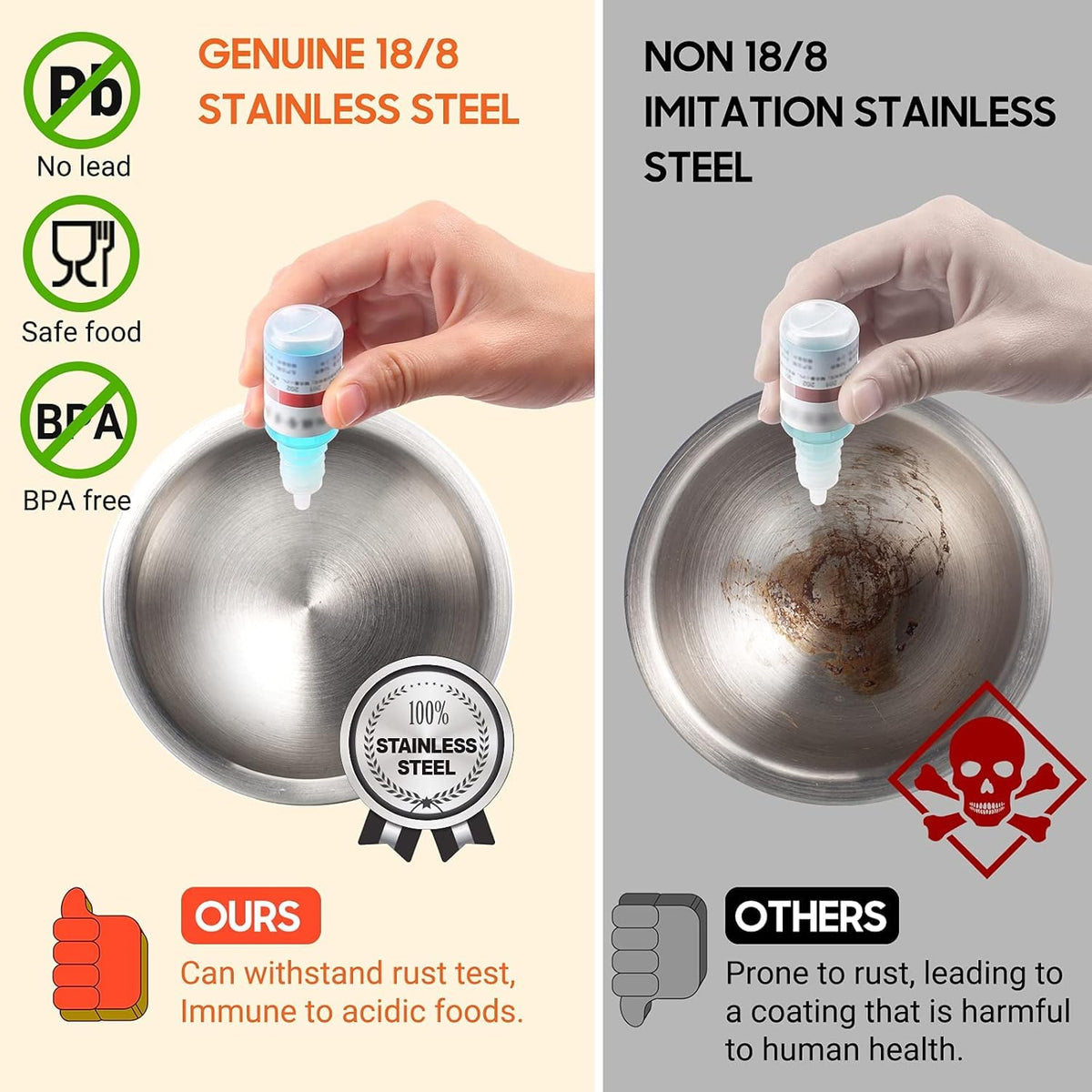 Tera mortar and pestle with semi-transparent lid to prevent splatter