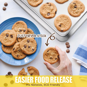 Terlulu baking sheet is dishwasher-safe for quick, effortless cleanup.