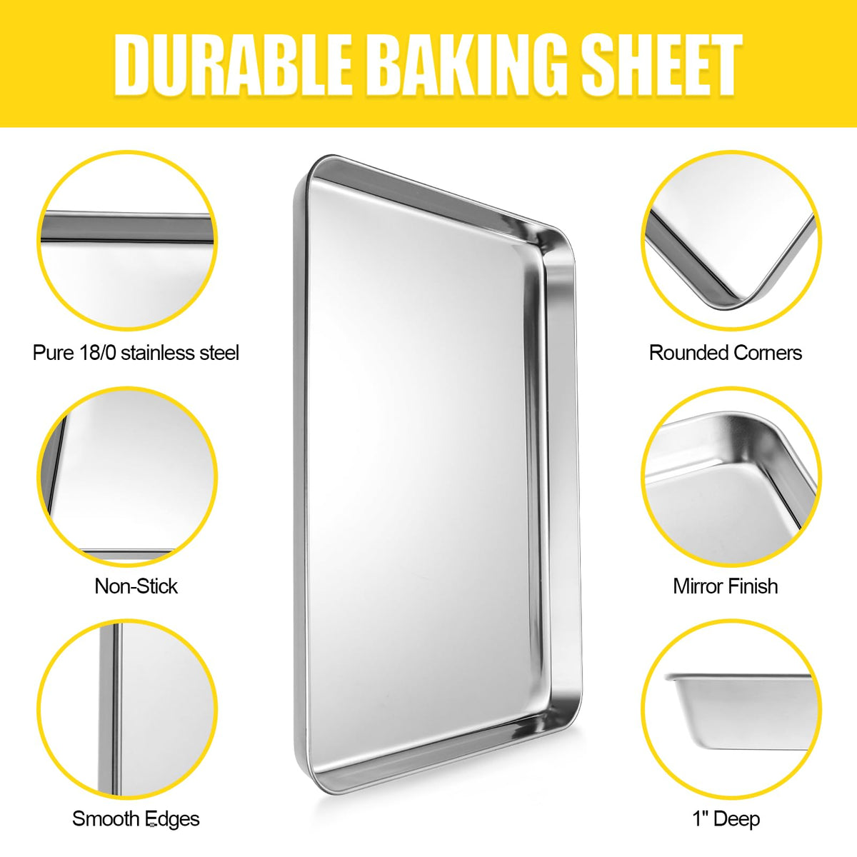 Terlulu stainless steel pan highlighting durable construction for long-lasting use