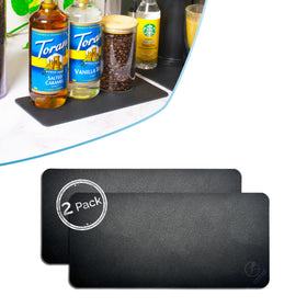 Ternal DripGuards absorbent counter mat shown with a thirsty top layer absorbing spills quickly.