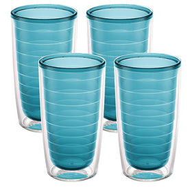 Tervis Blue Moon tumbler side shot highlighting color and grip for travel.