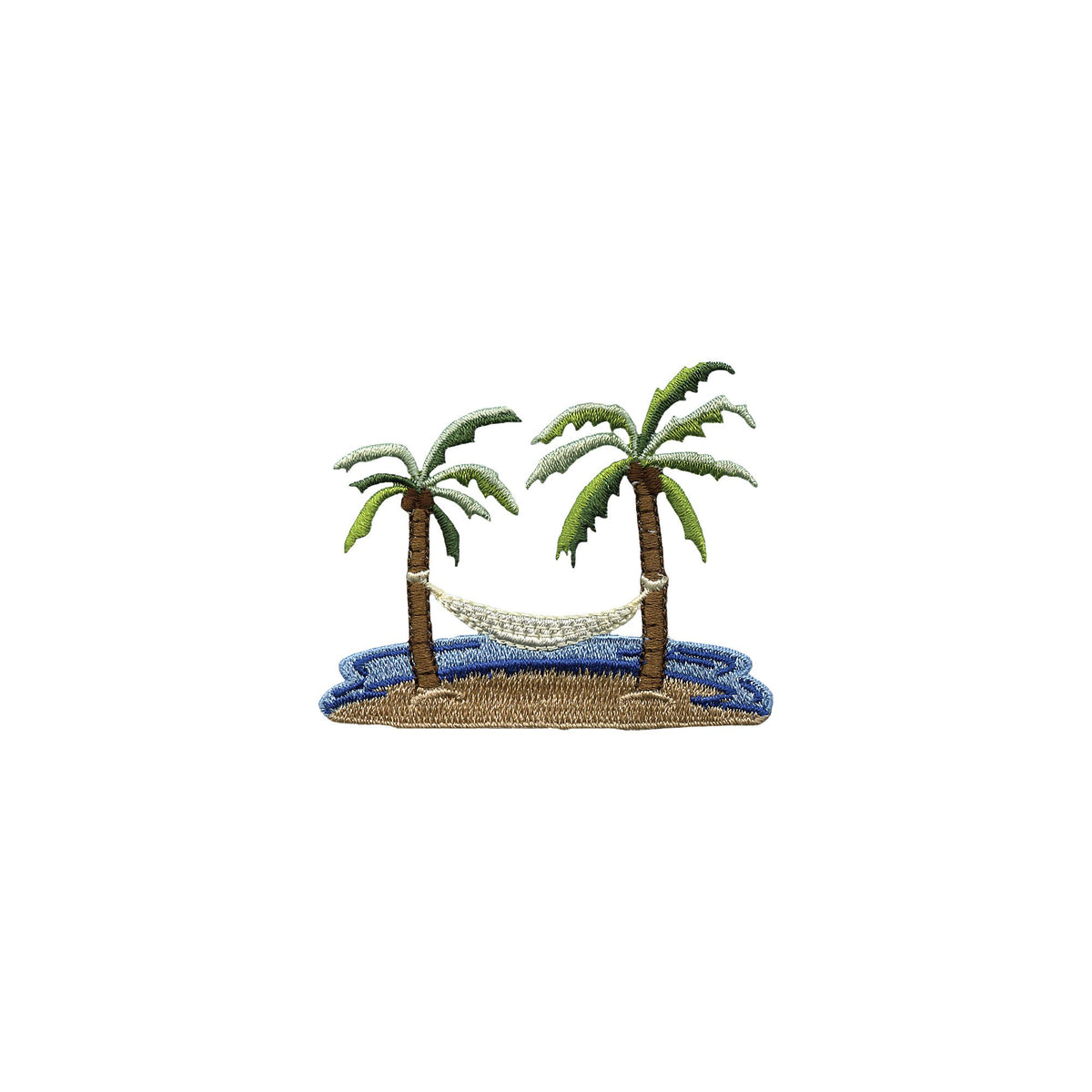 Tervis palm-tree-hammock-scene tumbler with double-wall insulation keeps drinks at ideal temperature.