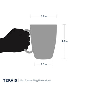 Tervis Kelly Ventura dishwasher-safe tumbler shown for quick cleaning and convenience.