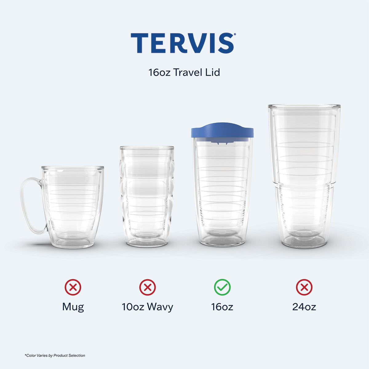 Tervis 4-pack with assorted colors for on-the-go hydration and style.