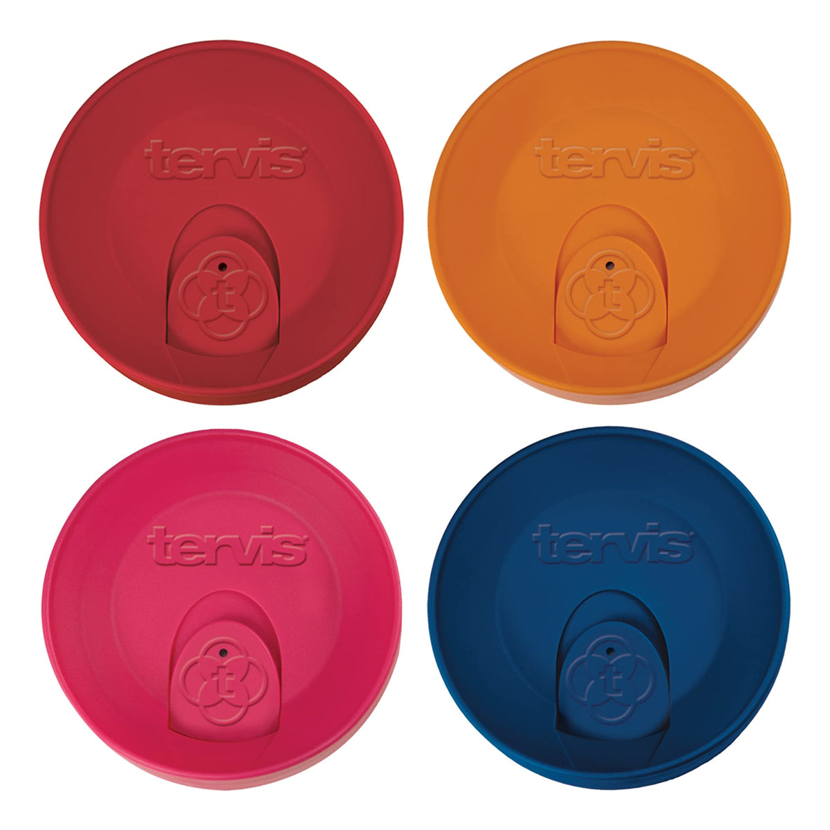 Tervis Travel Lid made in USA close-up showing double-wall insulation for temperature control.