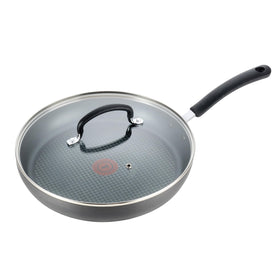 T-Fal Ultimate hard anodized fry pan 12-inch delivers even heat for quick searing.