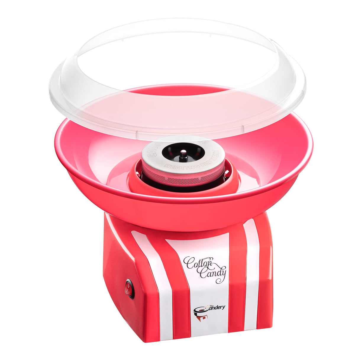 Bright, party-ready setup highlights fun cotton candy for children