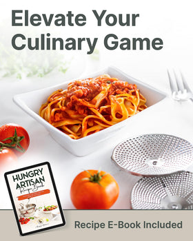 The Hungry Artisan precise texture with three discs for real food prep control.