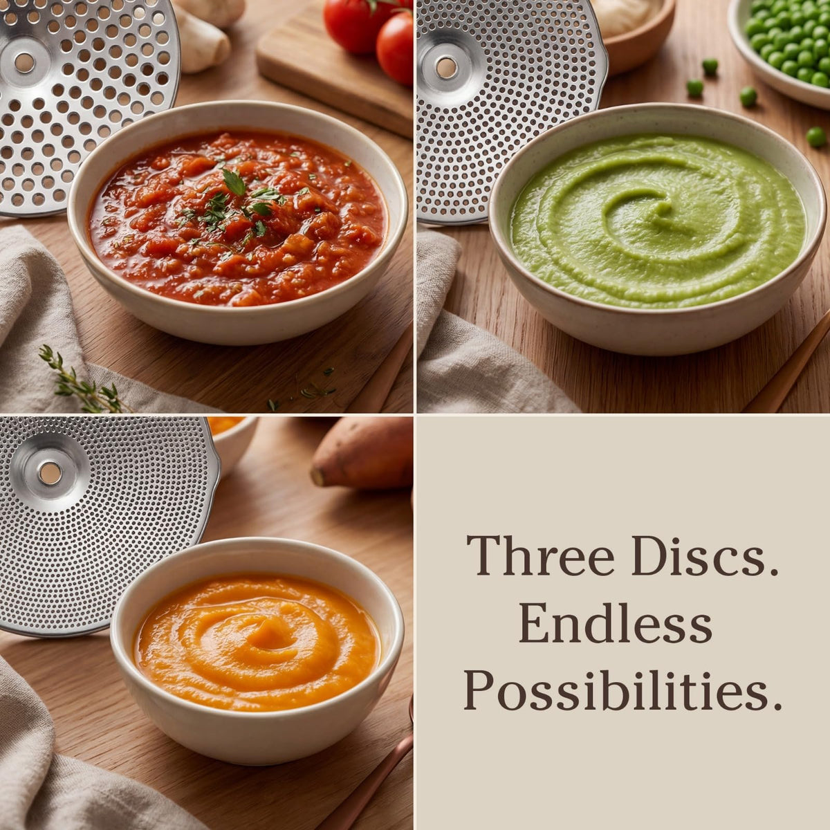 The Hungry Artisan ergonomic hand crank delivers smoother manual milling.