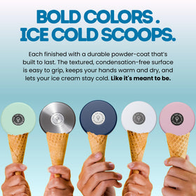 The Ice Cream Canteen uses a leak-proof seal to protect your pint.