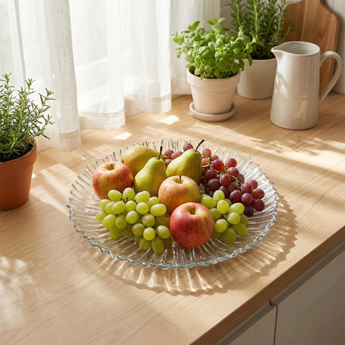 The Mask El Turko cheese board platter adds sophistication to table spreads.