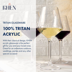 The Wine Savant Tritan unbreakable wine glass highlights durability for poolside gatherings.
