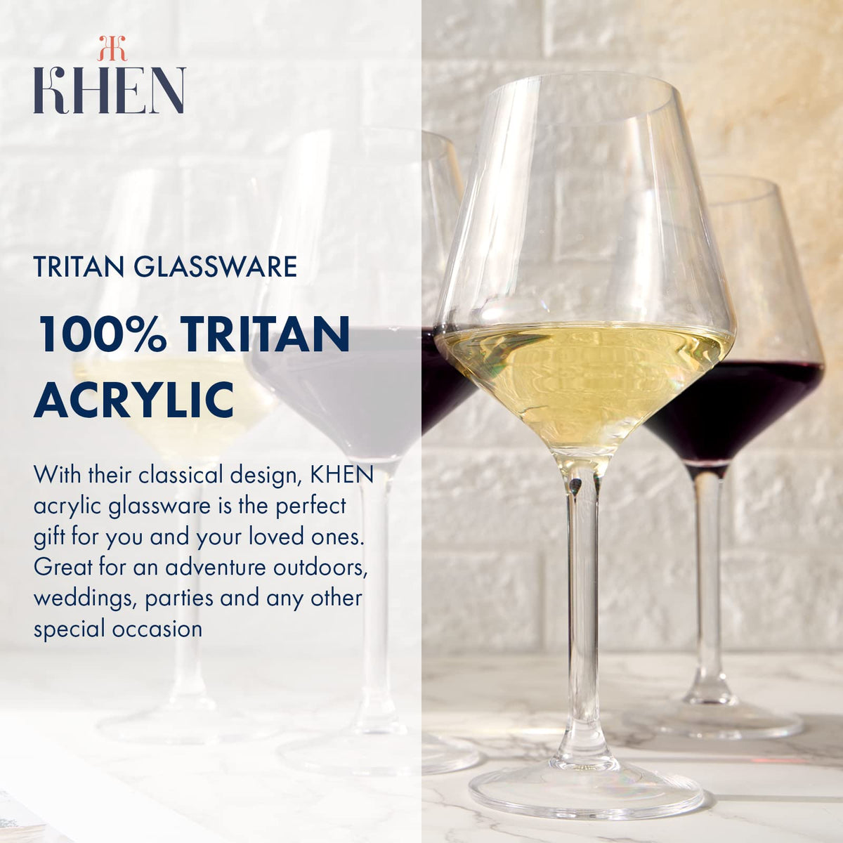 The Wine Savant blue unbreakable stemless glass ideal for poolside gatherings.