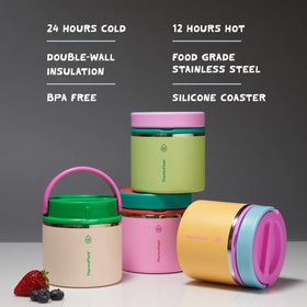 ThermoFlask dishwasher-safe jar simplifies cleaning after meals