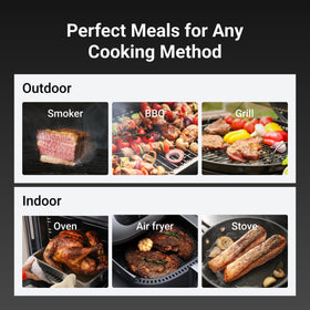ThermoMaven G4 dishwasher-safe probes simplify cleanup after grilling.