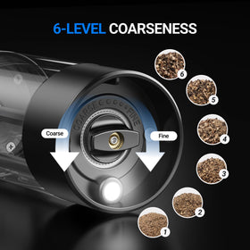 ThermoMaven ceramic grinder with high hardness preserving flavor and aroma.