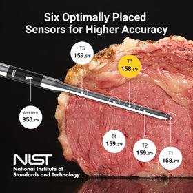 ThermoMaven IPX8 waterproof probes withstand high heat and immersion
