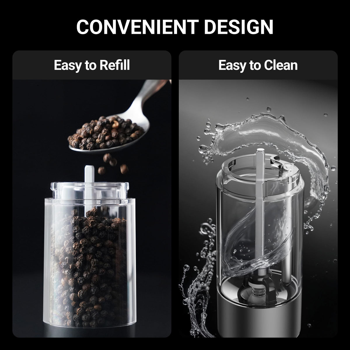 ThermoMaven six coarseness settings for customizable grind texture.