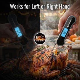 ThermoMonster waterproof design simplifies cleaning under water.