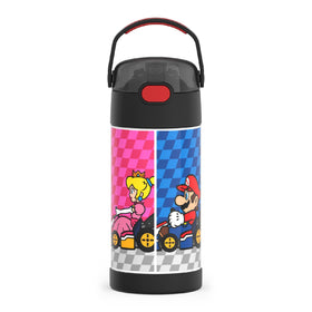 THERMOS FUNtainer not-hot-liquid bottle ensures safe cold beverage use.