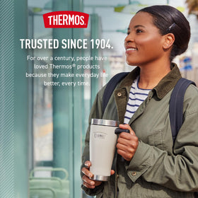 THERMOS Icon Series Saddle 16oz mug ideal for hot coffee or cold beverages anywhere