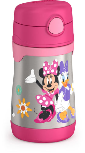 THERMOS Minnie Mouse straw detail highlights soft, durable sipping.