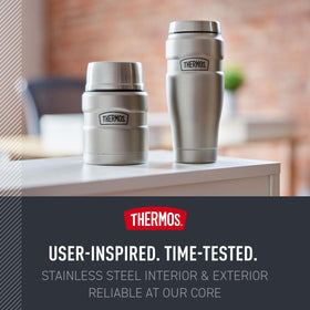THERMOS Stainless King top rack dishwasher-safe design