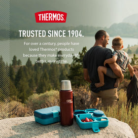 THERMOS Stainless King 40oz bottle carry handle for easy transport