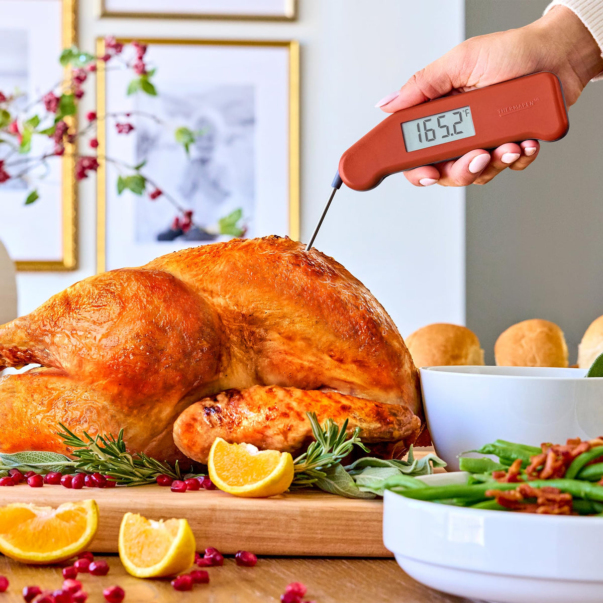 ThermoWorks Classic Thermapen NSF-certified rugged design for busy kitchens.