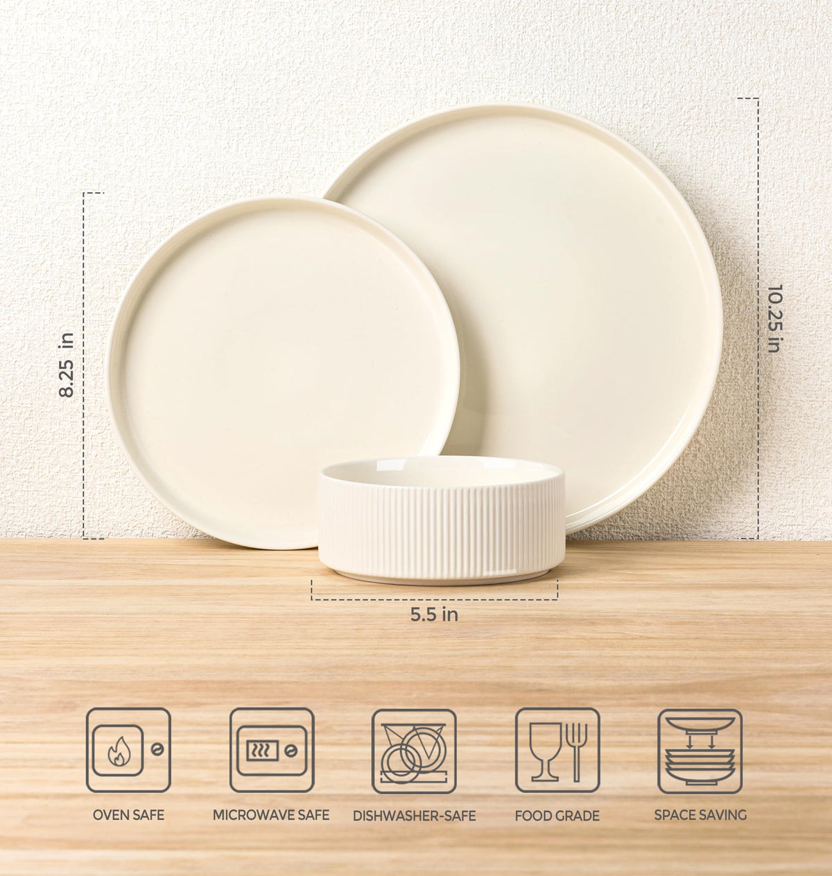TheTerra set is oven, microwave, and dishwasher safe for everyday use.