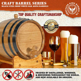 Thousand Oaks 2L aging barrel in action for faster flavor development.